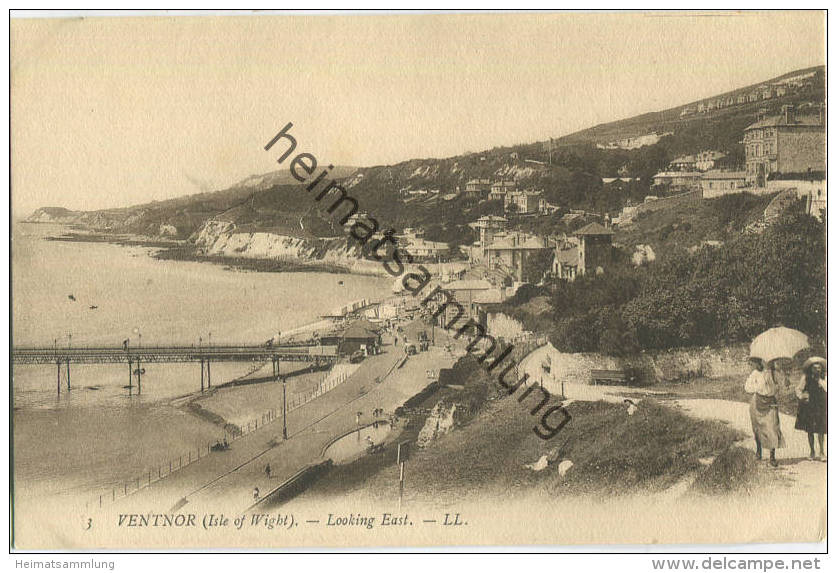 Isle Of Wight - Ventnor - Looking East Ca. 1905 - Ventnor