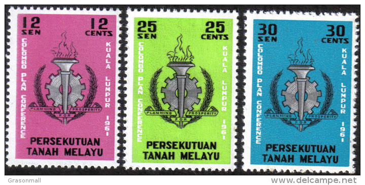 1961 Colombo Plan Conference Malayan Malaya Malaysia Stamp MM - Malaysia (1964-...)