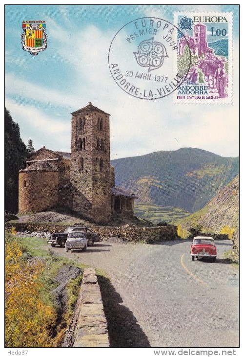 Andorre N°262 - Carte Maximum - Maximumkaarten