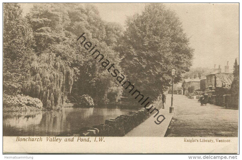 Isle Of Wight - Bonchurch - Vally And Pond 1906 - Ventnor