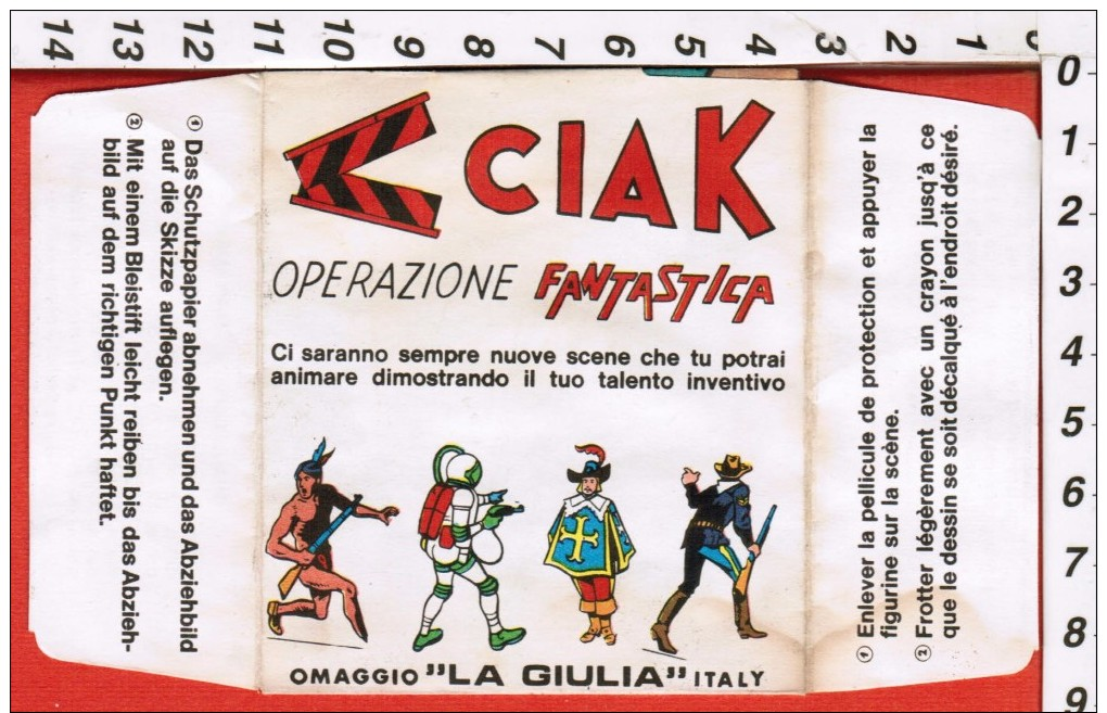D4694b°- CIAK "LA GIULIA" Italy-1970 Hanna/Barbera-confezione Sigillata-vedi Foto - Advertising