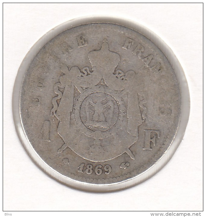 France 1 Franc 1869 - Sonstige & Ohne Zuordnung