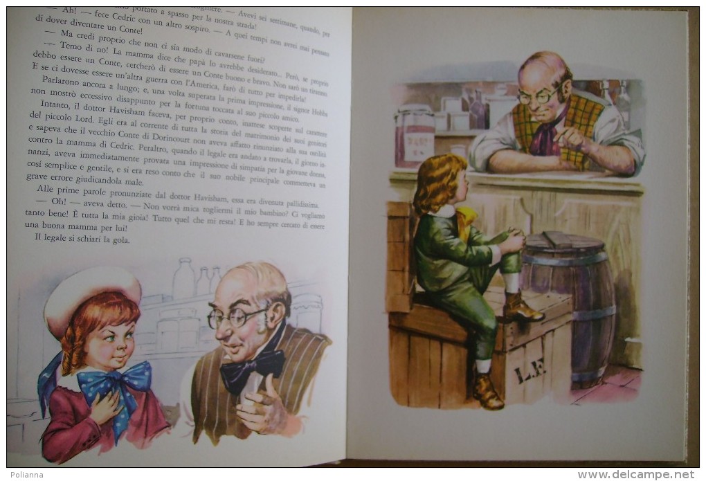 PCW/6 Biblioteca Pagliuzze D´oro : Burnett PICCOLO LORD Ed.Piccoli Anni ´50/Illustrazioni Di Guizzardi - Antichi