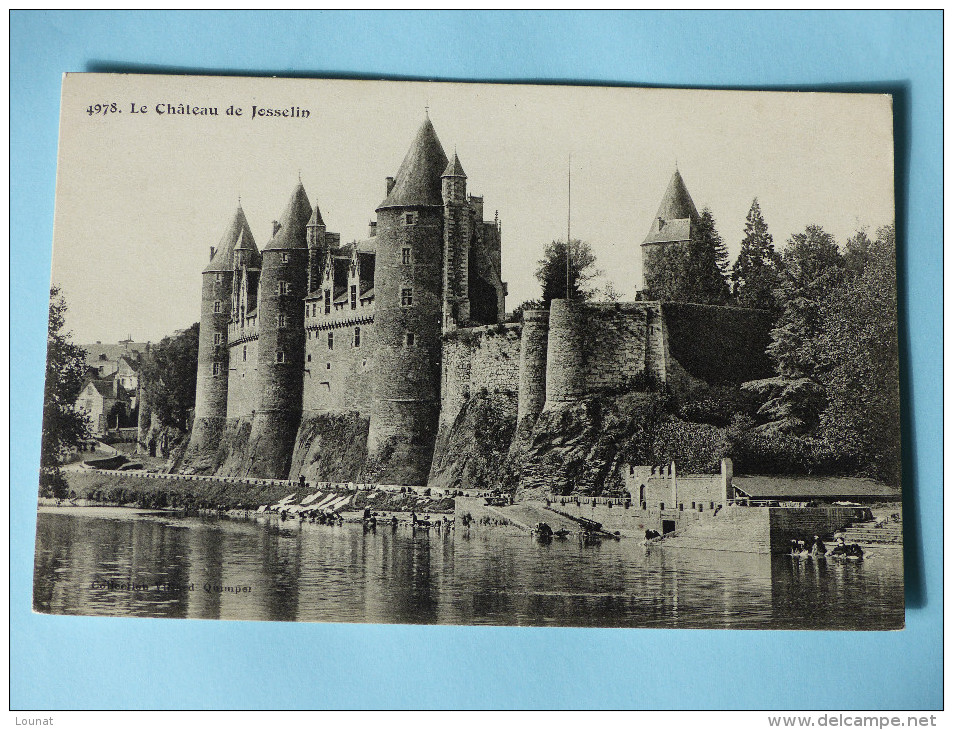 56 JOSSELIN : Le Château (non écrite, Non Oblitérée) - Josselin