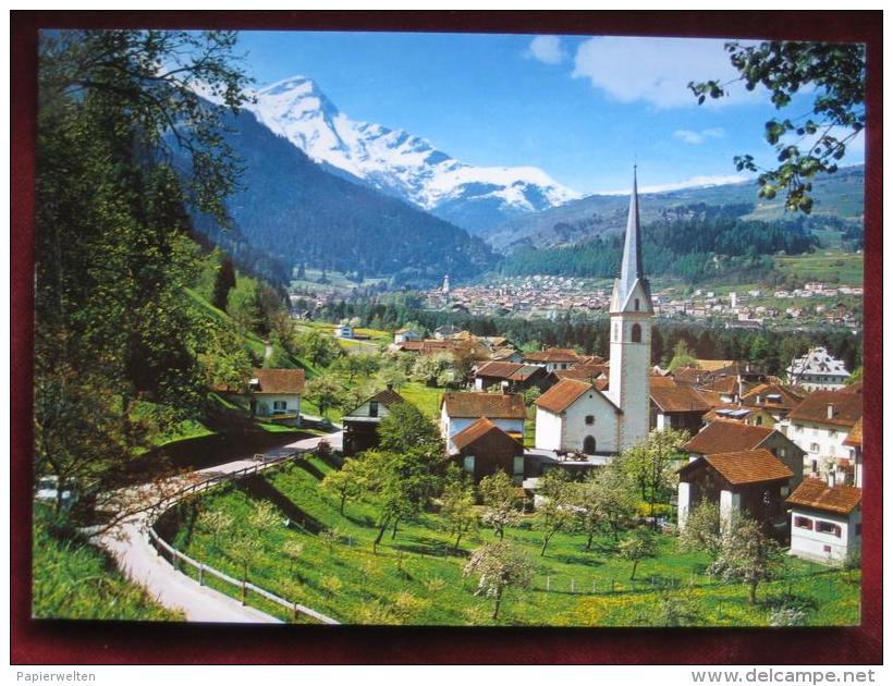 Sils Im Domleschg (GR) - Panorama Gegen Thusis - Domleschg