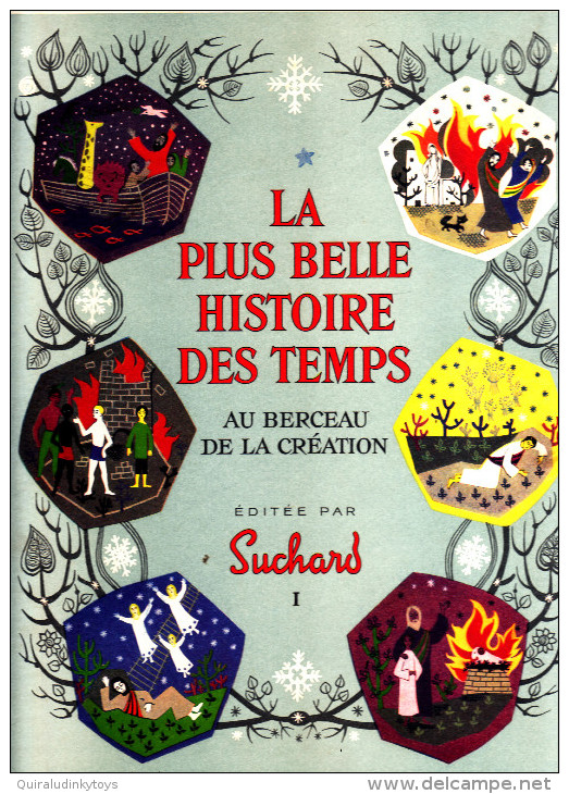 LA PLUS BELLE HISTOIRE DES TEMPS "AU BERCEAU DE LA CREATION" Vol 1 Complet Avec 192 Chromos Bel état - Suchard