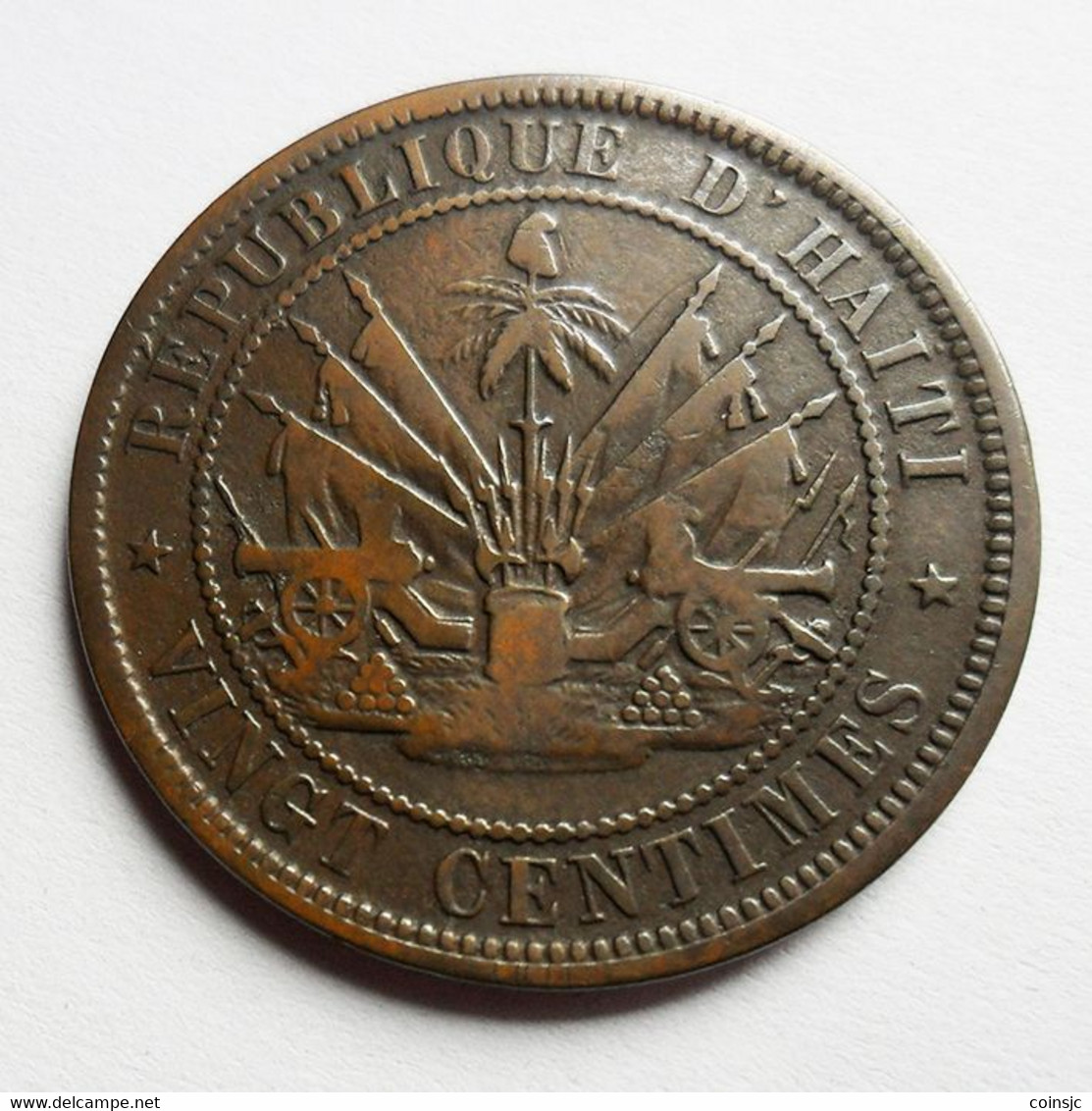 Haití - 20 Cents - 1863 - Haïti