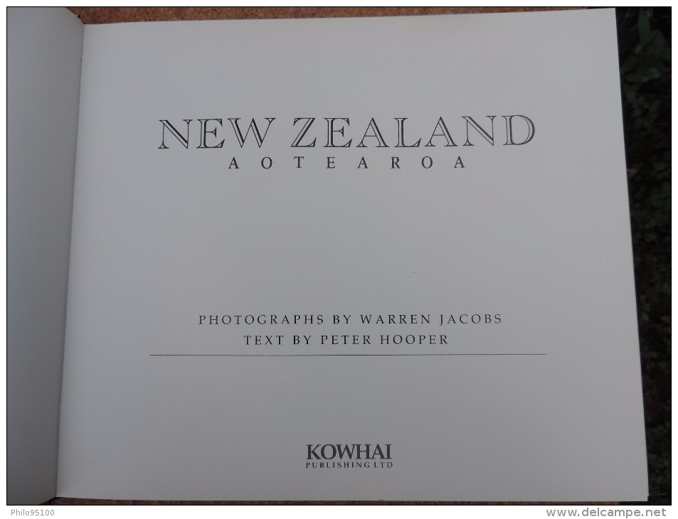 NEW ZEALAND - AOTEAROA - - Andere & Zonder Classificatie