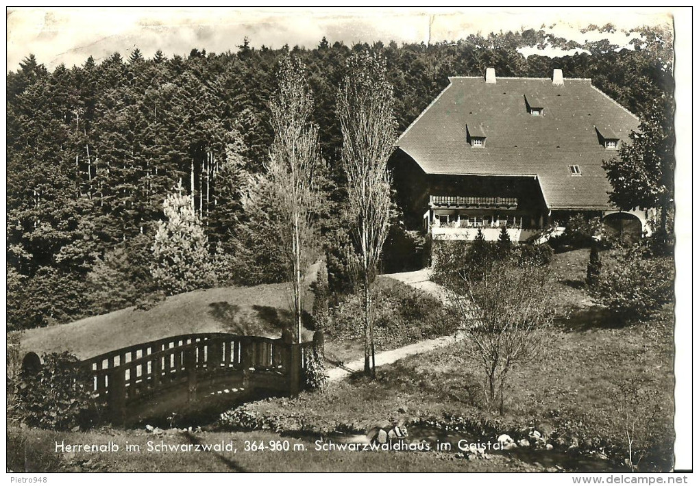 Bad Herrenalb (Baden Wuertt., Deutschland) Im Schwarzwald, Schwarzwaldhaus Im Gaistal - Bad Herrenalb