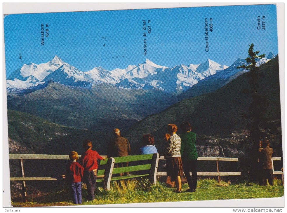 SUISSE,SWITZERLAND,SWISS, HELVETIA,SCHWEIZ,SVIZZERA ,VALAIS,CRANS MONTANA,VALLEE DU RHONE - Crans-Montana