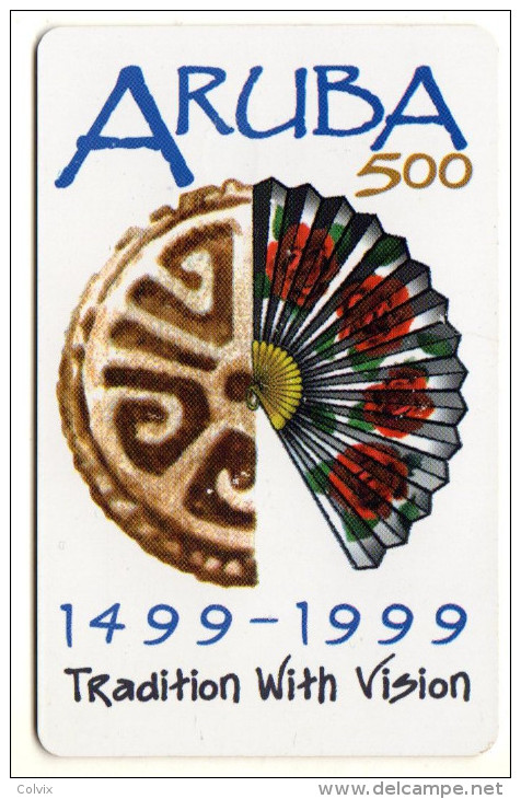 ARUBA REF MV CARDS ARU C23 DATE 03/99 ARUBA 500 YEARS - Aruba