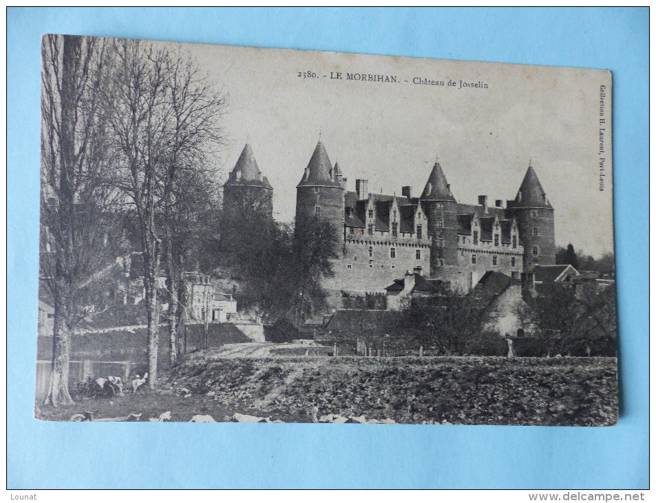 56 JOSSELIN : Le Château(non écrite, Non Oblitérée) - Josselin