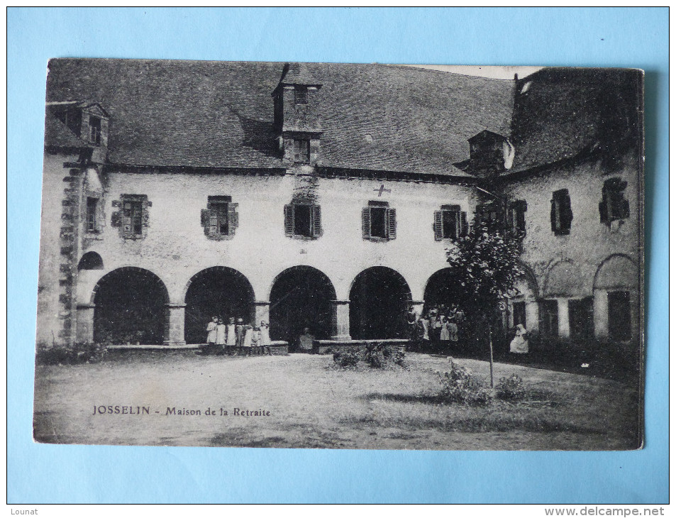 56 JOSSELIN : Maison De La Retraite (non écrite, Non Oblitérée) - Josselin