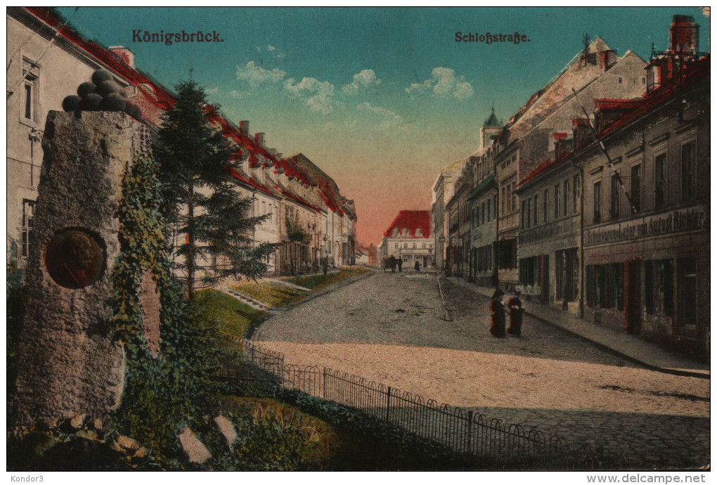 Königsbrück. Schlossstrasse - Koenigsbrueck