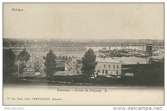 BELGIQUE HOBOKEN / Panorama, Usines Du Peignage / - Autres & Non Classés