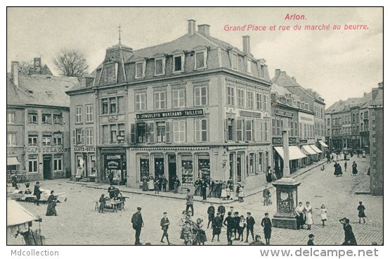 BELGIQUE ARLON / Grand'Place Et Rue Du Marché Au Beurre / - Arlon