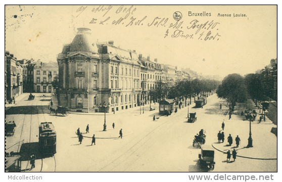 BELGIQUE BRUXELLES / Avenue Louise / FELDPOSTKARTE - Avenues, Boulevards