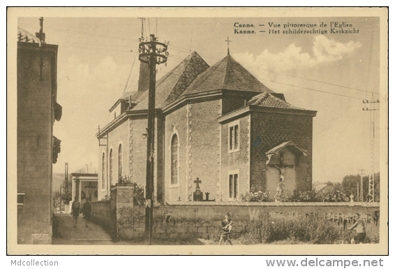 BELGIQUE CANNE / Vue Pittoresque De L'Eglise / - Autres & Non Classés