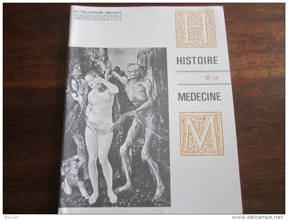 HISTOIRE DE LA MEDECINE ORGANE OFFICIEL DE LA SOCIETE FRANCAISE D HISTOIRE DE LA MEDECINE  JANVIER FEVRIER 1966 - Geneeskunde & Gezondheid