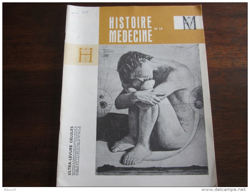 HISTOIRE DE LA MEDECINE ORGANE OFFICIEL DE LA SOCIETE FRANCAISE D HISTOIRE DE LA MEDECINE  MAI 1964 - Medicina & Salud