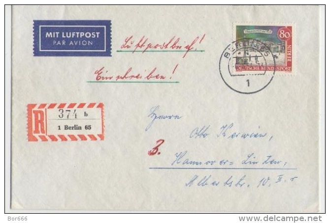 GOOD BERLIN " REGISTERED " Postal Cover 1964 - Good Stamped: University - Covers & Documents