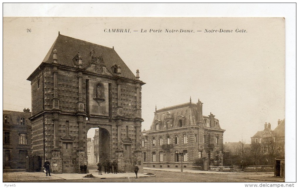 Cambrai La Porte Notre Dame - Cambrai