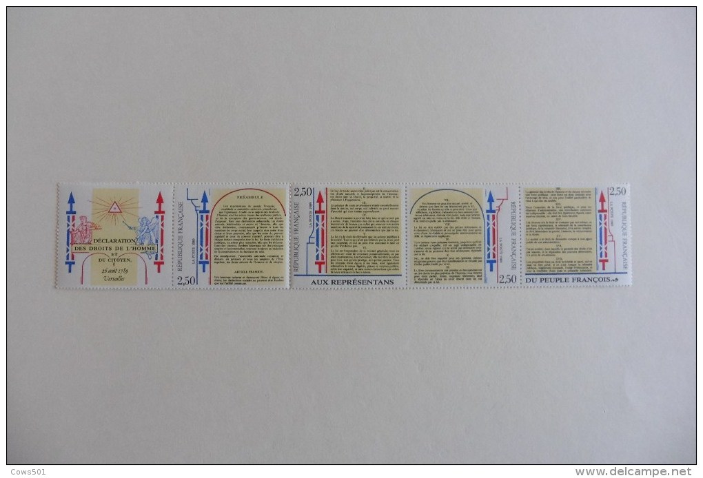 France :Bande  N° 2605 Neuve Non Pliée - Collections