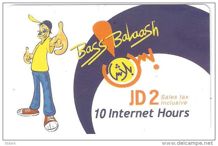 Jordan-10 Internet Hours 2 Dinar,test Card - Jordan
