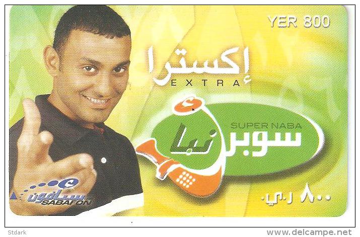 Yemen-Super Naba 800 YER,test Card - Yemen