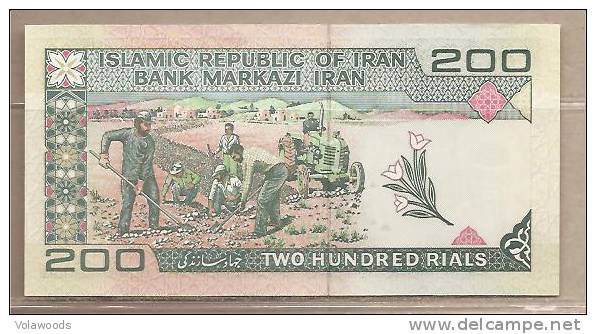 Iran - Banconota Non Circolata FdS Da 200 Rials - 1982 - Irán