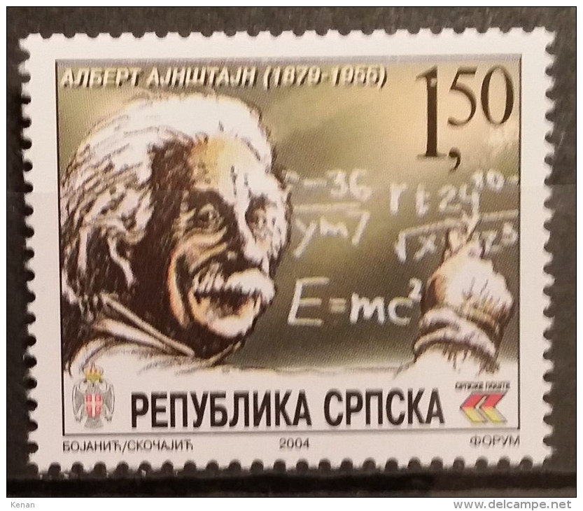 Bosnia And Herzegovina, Republic Of Srpska, 2004, Mi: 297 (MNH) - Albert Einstein