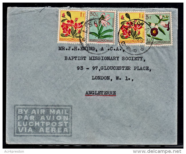 C0418 BELGIAN CONGO, Lisala Cover To England - Lettres & Documents