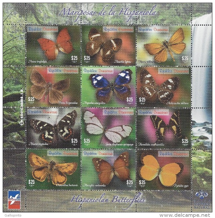 DOMINICAN REPUBLIC BUTTERFLIES, FAUNA MARIPOSAS DE LA HISPANIOLA, MNH 2014 NEW - Schmetterlinge