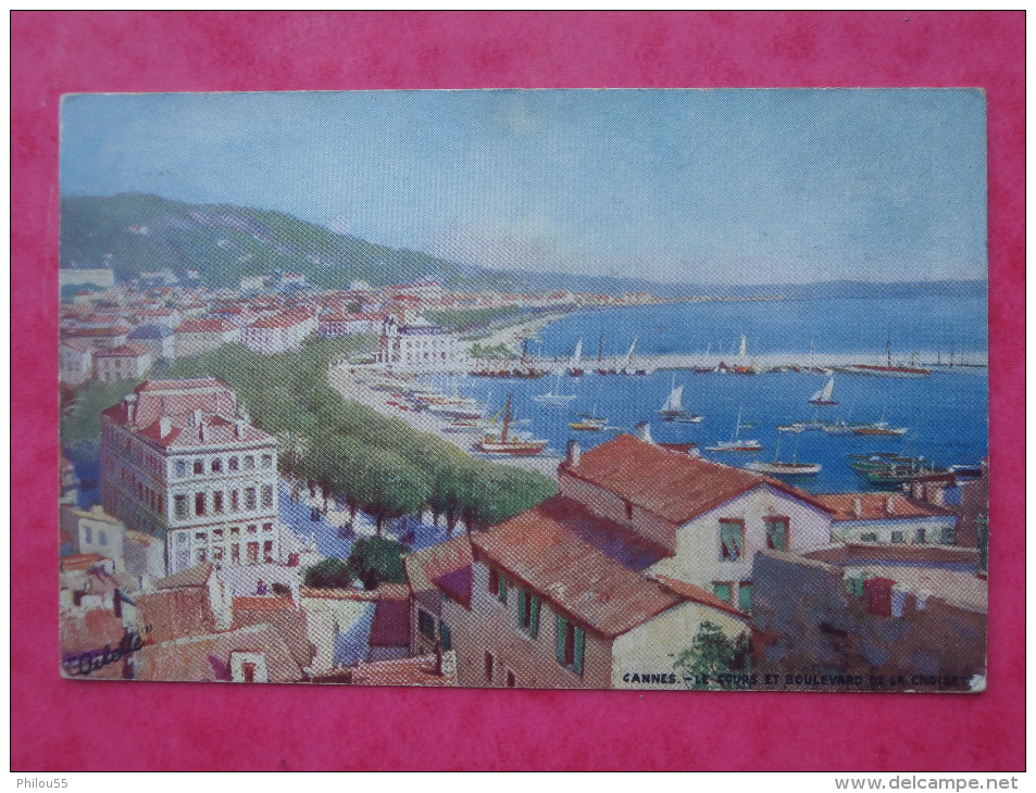 Cpa 06 CANNES Serie 766 N° 31  Illustrateur Raphael TUCK   Signee  OILETTE   Collection Villes De France - Tuck, Raphael