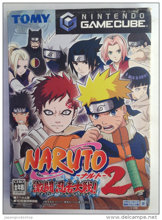 GameCube Japanese : Naruto Gekitou Ninja Taisen 2   GS-DOL-GNUJ-JPN - Nintendo GameCube