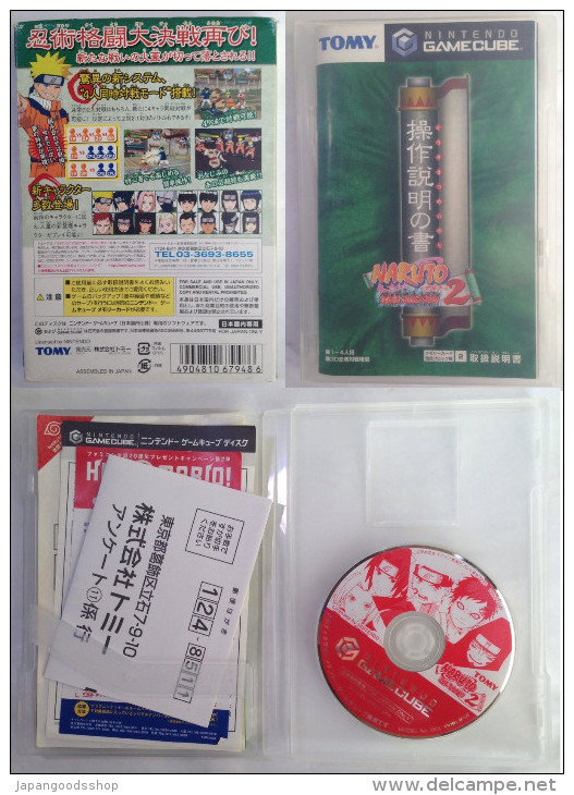 GameCube Japanese : Naruto Gekitou Ninja Taisen 2   GS-DOL-GNUJ-JPN - Nintendo GameCube