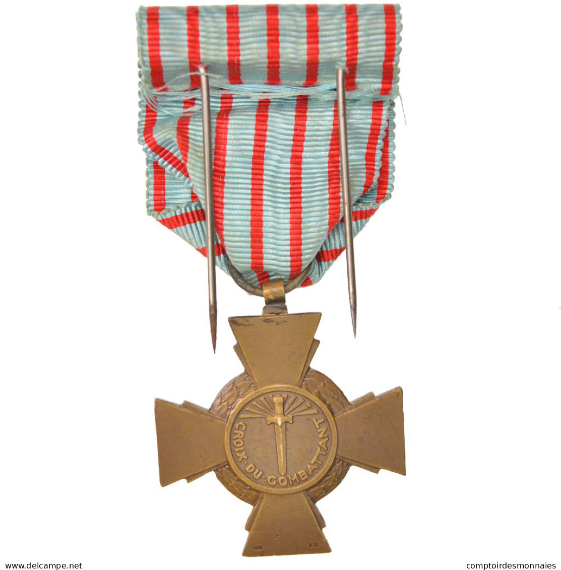 France, Croix Du Combattant De 1914-1918, Medal, Très Bon état, Bronze, 36 - Autres