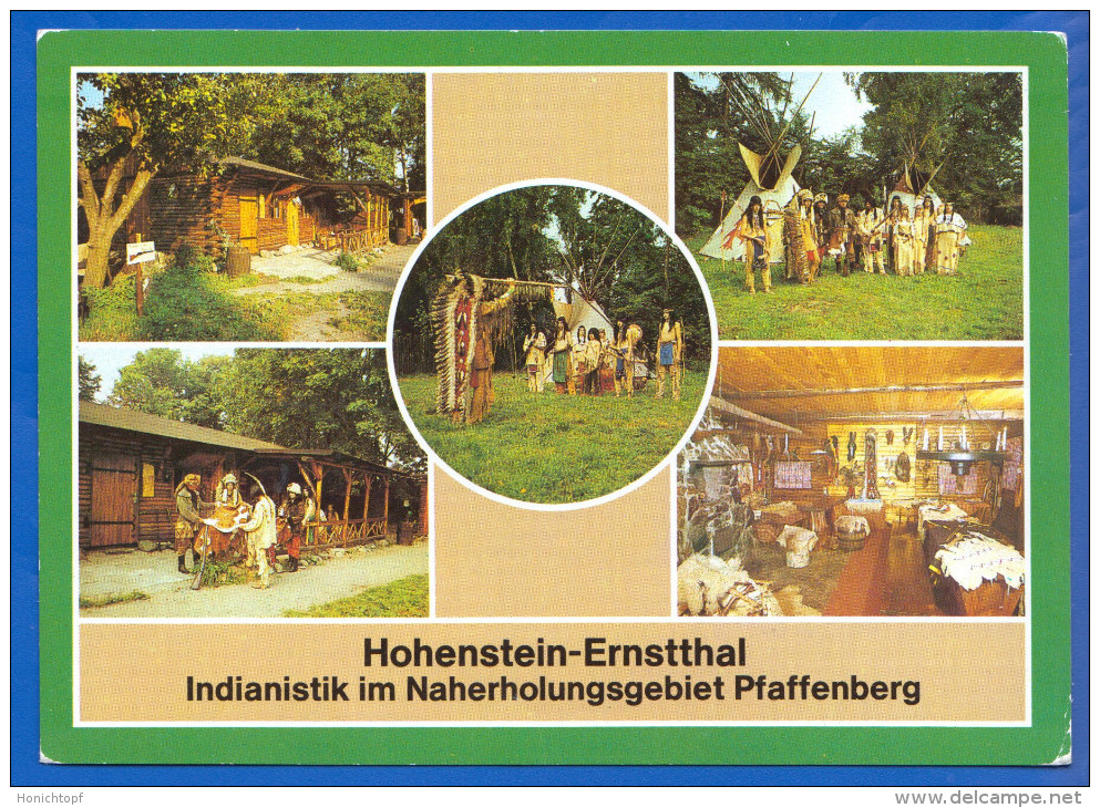 Deutschland; Hohenstein Ernstthal; Multibildkarte Mit Indianer - Hohenstein-Ernstthal