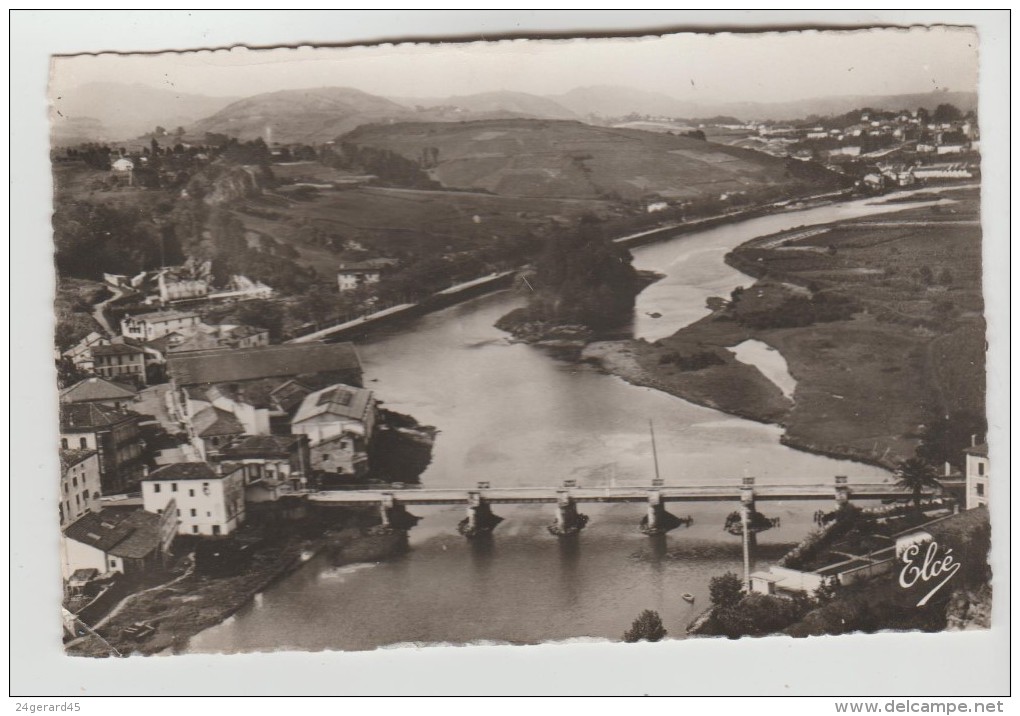 CPSM BEHOBIE (Pyrénées Atlantiques) - Le Pont International Et La Bidassoa à Gauche L'Espagne Au Fond Irun - Béhobie