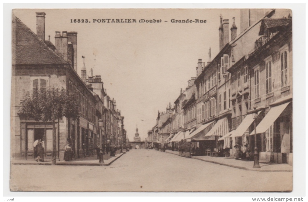 25 DOUBS - PONTARLIER Grande Rue - Pontarlier