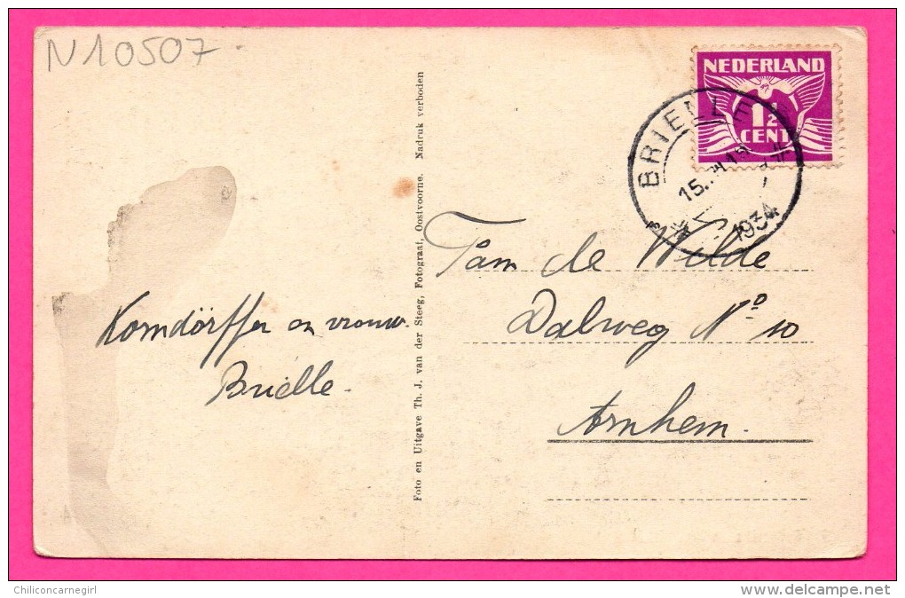 Brielle - Den Briel - St. Catharina Toren - TH. J. VAN DER STEEG - 1934 - Brielle