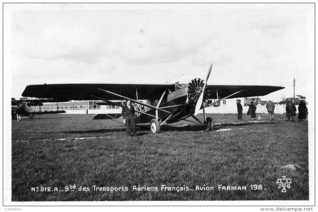 STAF Avion FARMAN 198 Moteur RENAULT 270 CV 5 Passagers - 1919-1938: Entre Guerres