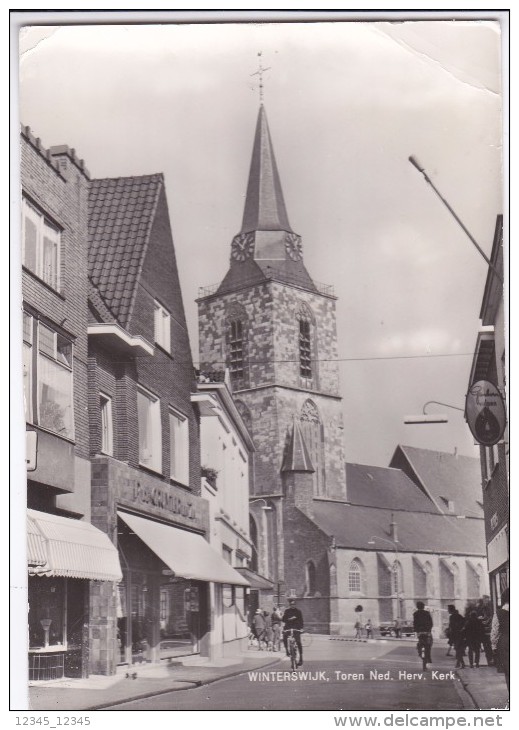 Winterswijk, Toren Ned. Herv. Kerk ( Bovenhoekjes Gevouwen ) - Winterswijk