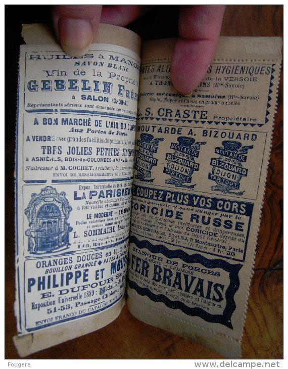 Entier Postal Type Sage (15c) Annonces Publicitaires (publicité), Oblitération Ferrovière 1890 Bourg à Mouchard - Autres & Non Classés