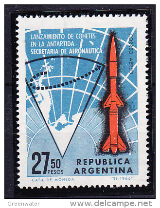 Argentina 1966 Space Rocket / Antarctica 1v ** Mnh (27333) - Ongebruikt