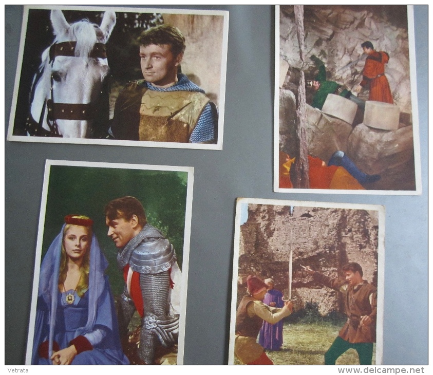 4 Images   (12x17 Cm) : Le Vol D'Excalibur-La Fille De Sommerset:&#8203;-Messire Crustabread-Calebon (Television Product - Altri & Non Classificati