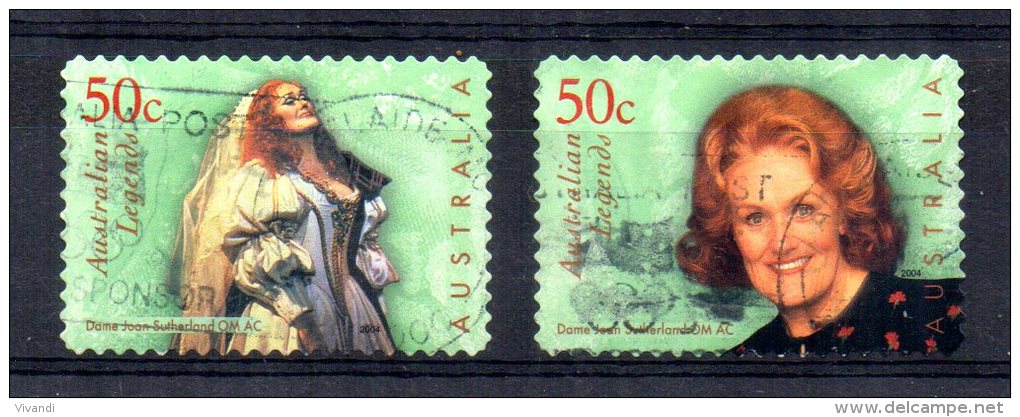 Australia - 2004 - Australian Legends 8th Issue Dame Joan Sutherland (Self Adhesive) - Used - Oblitérés