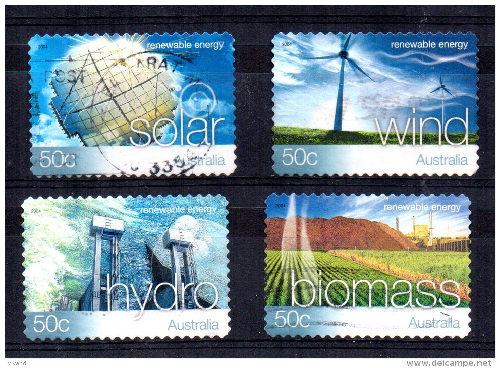 Australia - 2004 - Renewable Energy (Self Adhesive) - Used - Oblitérés