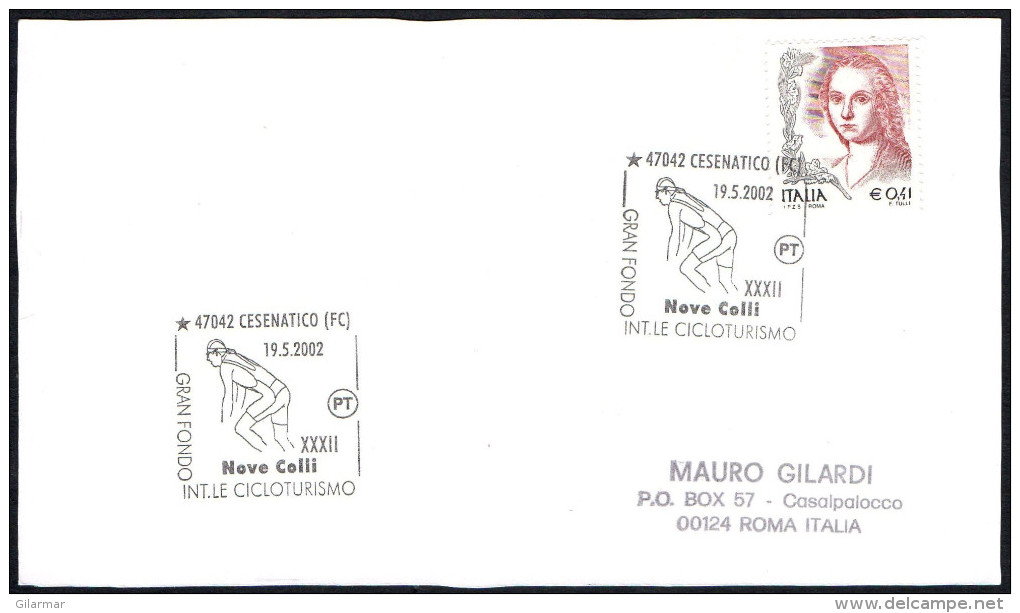 CYCLING - ITALIA CESENATICO 2002 - XXXII NOVE COLLI - GARA INTERNAZIONALE DI CICLOTURISMO - CARD - Ciclismo