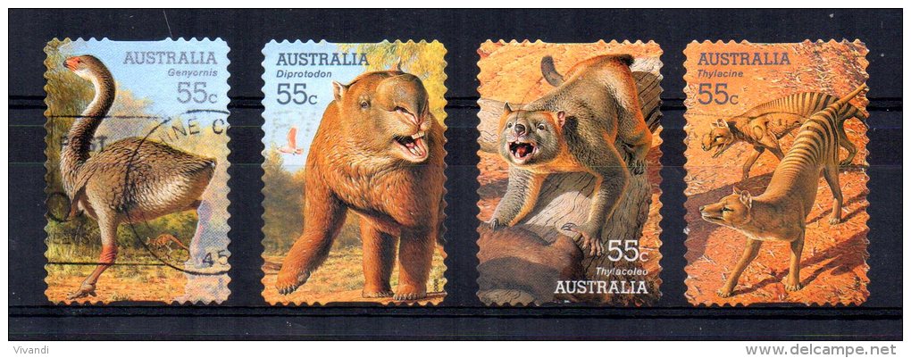 Australia - 2008 -  Megafauna (Self Adhesive) - Used - Oblitérés